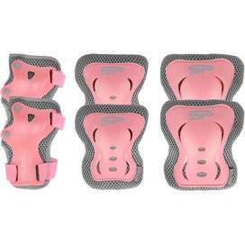 A set of Spokey Shield protectors pink-gray 940926-940925-940926