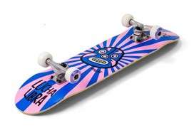 Enuff Lucha Libre Complete Skateboard Pink/Blue 7.75 x 31.5