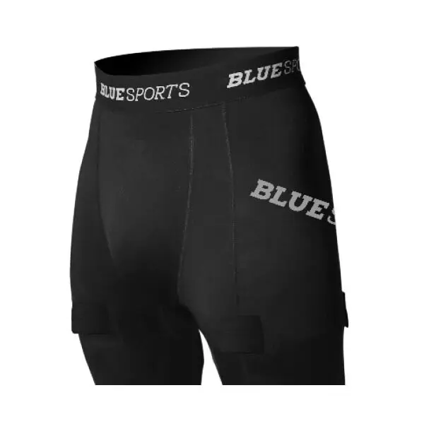 Jock Blue Sports Fitted Shorts With Cup Junior