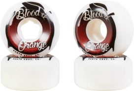 Blood Orange Street Raw Conical Cruiser Skateboard Räder 4er-Pack