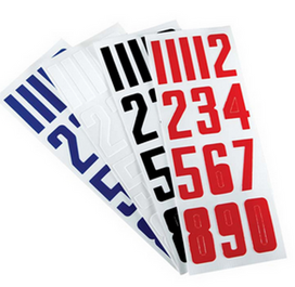 self-adhesive Numbers for Helmet