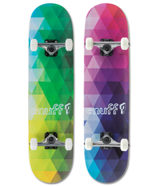 Enuff Geometric Complete Skateboard Purple 8 x 32