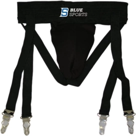 Suspensor z paskami do getrów Blue Sports
